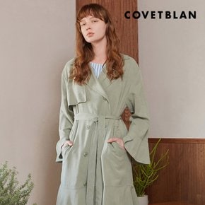 [COVETBLAN] 여성 플레어 트랜치 코트(V192MCT102W)