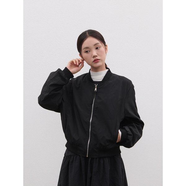 나일론 셔링 블루종 항공 점퍼