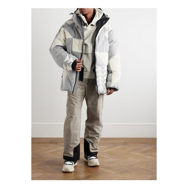 몽클레어 울 플란넬 패딩 스키 팬츠 뉴트럴 1647597356815358