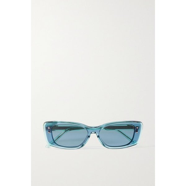 디올 디올하이라이트 S21 직사각 프레임 아세테이트 선글라스 블루 1647597322360073