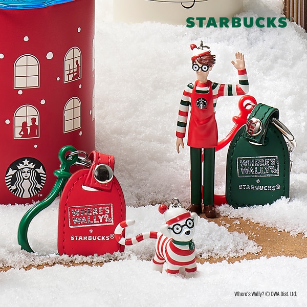 [스타벅스] 조이풀 월리 피규어 키링 세트(2P)