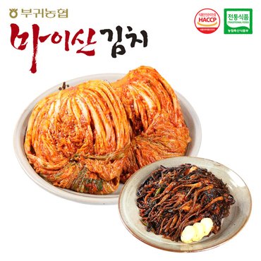 마이산김치 [한국농협김치] 전북 대표김치 마이산김치 2종5호(포기김치3kg+고들빼기1kg)