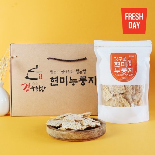갓구운 쌀눈쌀 수제 현미누룽지 선물세트 2호 (250gx3팩)