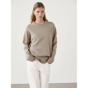 Long wool blend sweater 05775638830