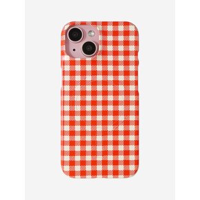 [맥세이프하드/카드수납]Red Check Magsafe Hard/Card Phonecase