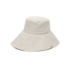 WIDE BUCKET / BIG EYE LINEN / SAND BEIGE