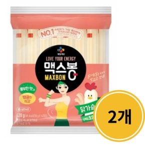 CJ 맥스봉 닭가슴살 소세지 소시지 420g x 2개