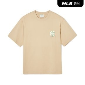 [코리아공식]모노티브 오버핏 반팔 티셔츠 NY (L.Beige)