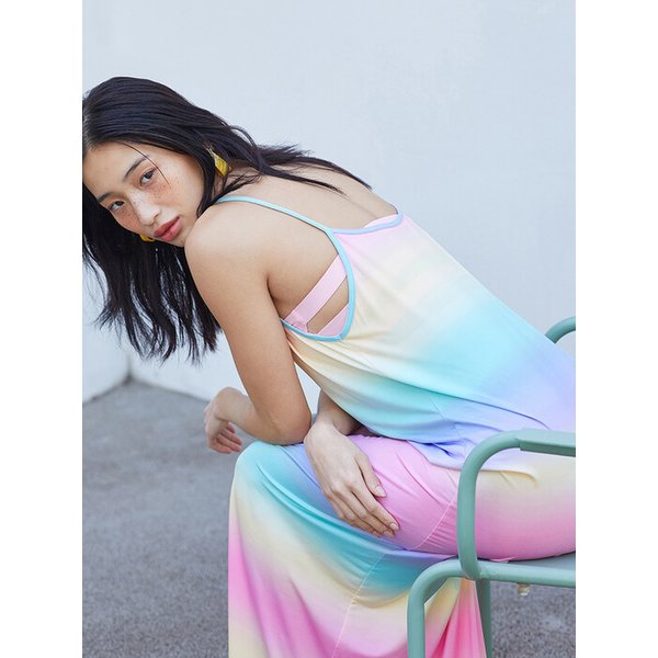 TG PASTEL OMBRE MAXI DRESS_T316DS501