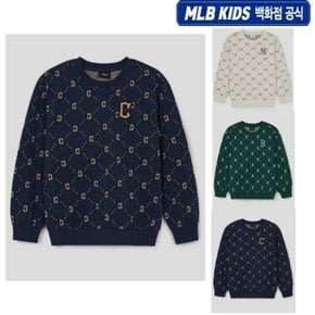 24FW[KIDS]  다이아 모노그램 자가드 맨투맨 7AMTMD144 (3color)