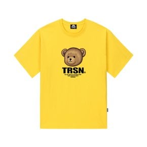 BEAR LOGO 티셔츠 - 옐로우