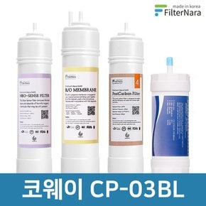 코웨이 CP-03BL 고품질 정수기 필터 호환 1년 세트