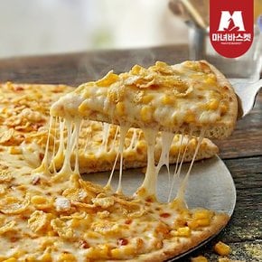 토핑 듬뿍 한판 수제 냉동 콘치즈피자 485g