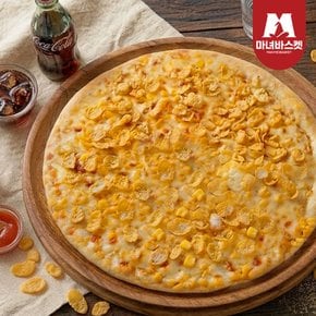 토핑 듬뿍 한판 수제 냉동 콘치즈피자 485g