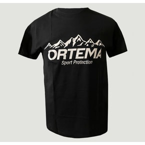 오르테마 티셔츠 ORTEMA T-shirt black mountains