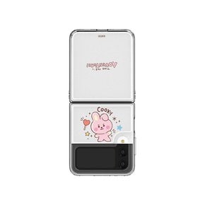 BT21 베이비스케치 갤럭시 Z 플립4 투명 강화케이스