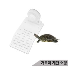 거북이계단 화이트(소) 거북이쉼터 거북이어항 일광욕