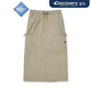 여성 프레시벤트 경량 파라슈트 카고스커트 (D/BROWN)