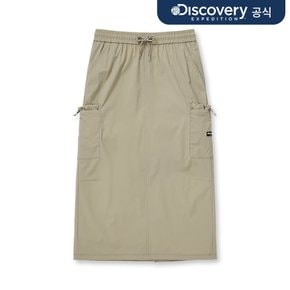 여성 프레시벤트 경량 파라슈트 카고스커트 (D/BROWN)