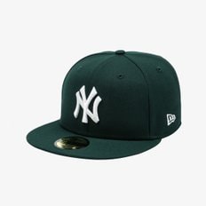 MLB 뉴욕 양키스 베이직 사이즈캡 다크 그린 14561925