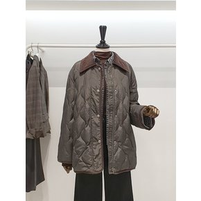 [파주점] 쥬크 주크 골덴카라 퀼팅 구스다운 패딩점퍼 V254PSG940