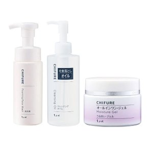 치후레 모이스춰 젤103g+클렌징 오일220ml+포밍 페이스 워시 180ml