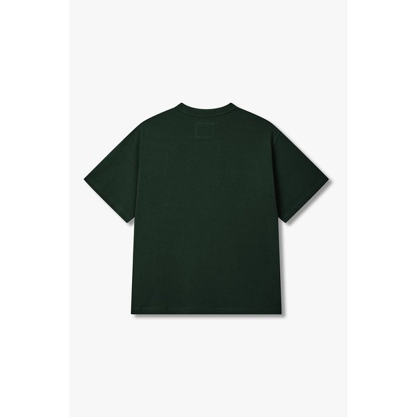 남성 코튼 저지 숏 슬리브 티셔츠 (다크 그린) 6425321702000