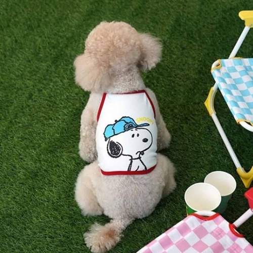 크롭티셔츠 레드 개옷 반려견옷 귀여운강아지옷
