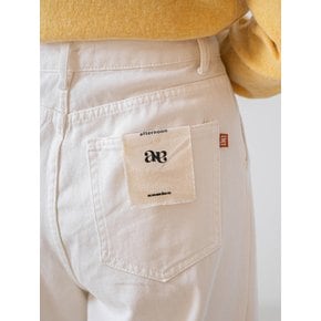 Roll-up Wide Cotton Pants_2Color