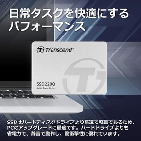 Transcend SSD 1TB 내장 2.5 인치 SATA3.0[PS4 동작 확인 완료] 3년 보증 TS1TSSD220Q