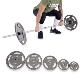 캐스팅 경량 주물원판 5kg I 경량원판 바벨원판 역도원판 헬스원판 플러그피트니스
