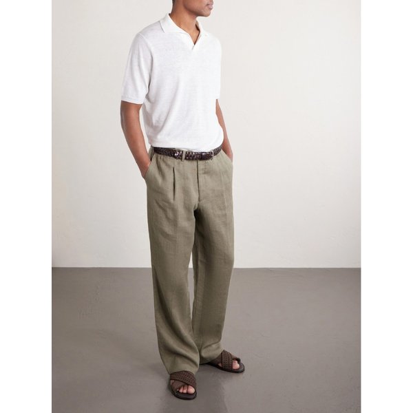 톰 스위니 리넨 코튼 블렌드 폴로 셔츠 46376663163014151