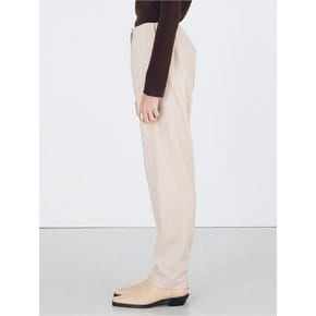 Zigzag Wool Pants_Light Beige