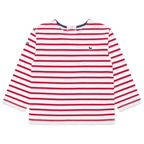 [여주점] [오프라벨 여주점] 블루독베이비 (RD) 블루독 스트라이프 티셔츠B (45119-330-03)