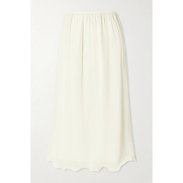 포세 솔렌 시폰 미디 스커트 46376663162981493