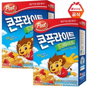  .포스트 콘푸라이트 1/3슈거라이트 530g x 2개