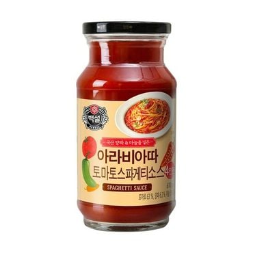 CJ 백설아라비아따 토마토스파게티소스 (대용) 610g