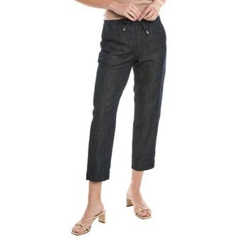 막스마라 4856694 Max Mara Leisure Linen-Blend Denim Trouser 94488387