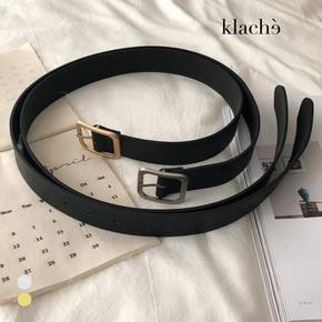 klache / 클라셰 뉴레더스퀘어벨트_CB4MBT001C