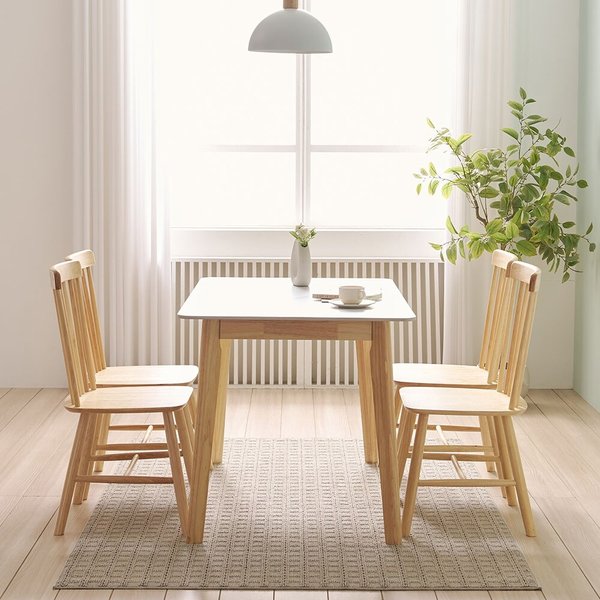 쉐리 원목식탁 세라믹 4인용 1400식탁 세트