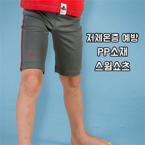 주니어 수영복 반바지 PP소재 마벨 스윔웨어 스윔쇼츠 차콜_P061819866