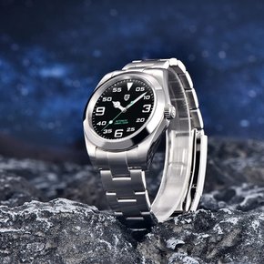 SEIKO NH35 9 파가니 디자인 남성 손목시계 일본제 무브먼트 에어 킹 자동 감기 기계식 케이스