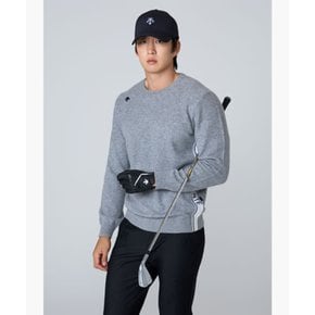 [가격인하][데상트골프 공식] 남성 캐시미어 라운드 스웨터