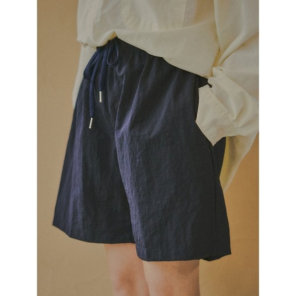 unisex everyday woven banding short pants(8col)