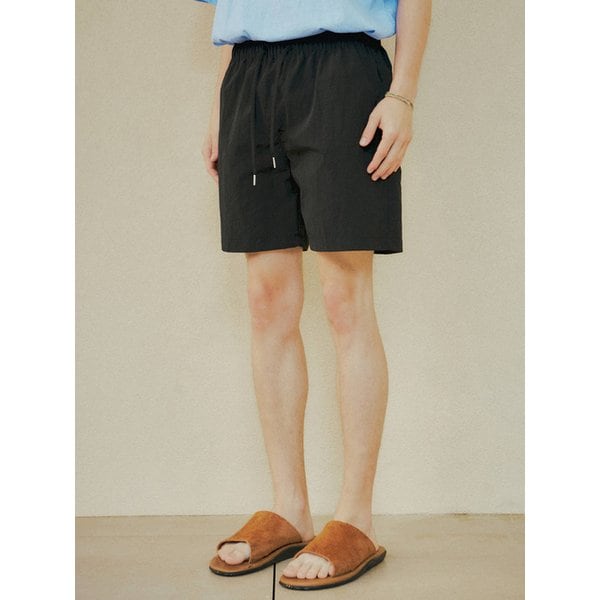 unisex everyday woven banding short pants(8col)