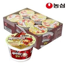 농심 짜파게티범벅 소컵 6입 라면 봉지라면 컵라면