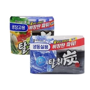 애경 탈취탄 냉장고용 140g + 애경 탈취탄 냉동실용 70g