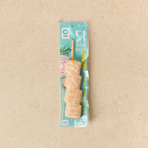 청정원 닭가슴살한입꼬치오리지날 80g