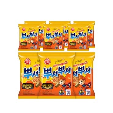 오뚜기 뿌셔뿌셔 양념치킨맛 90g (10개)
