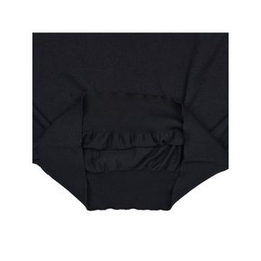 SS25 남성 하프 집업 폴로 티셔츠 UMKX33Z K5 BLACK